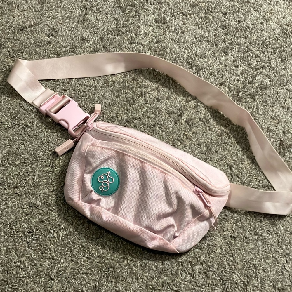 Baboon To The Moon Pink Belt Bag